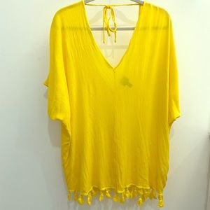 ASOS Yellow swim coverup